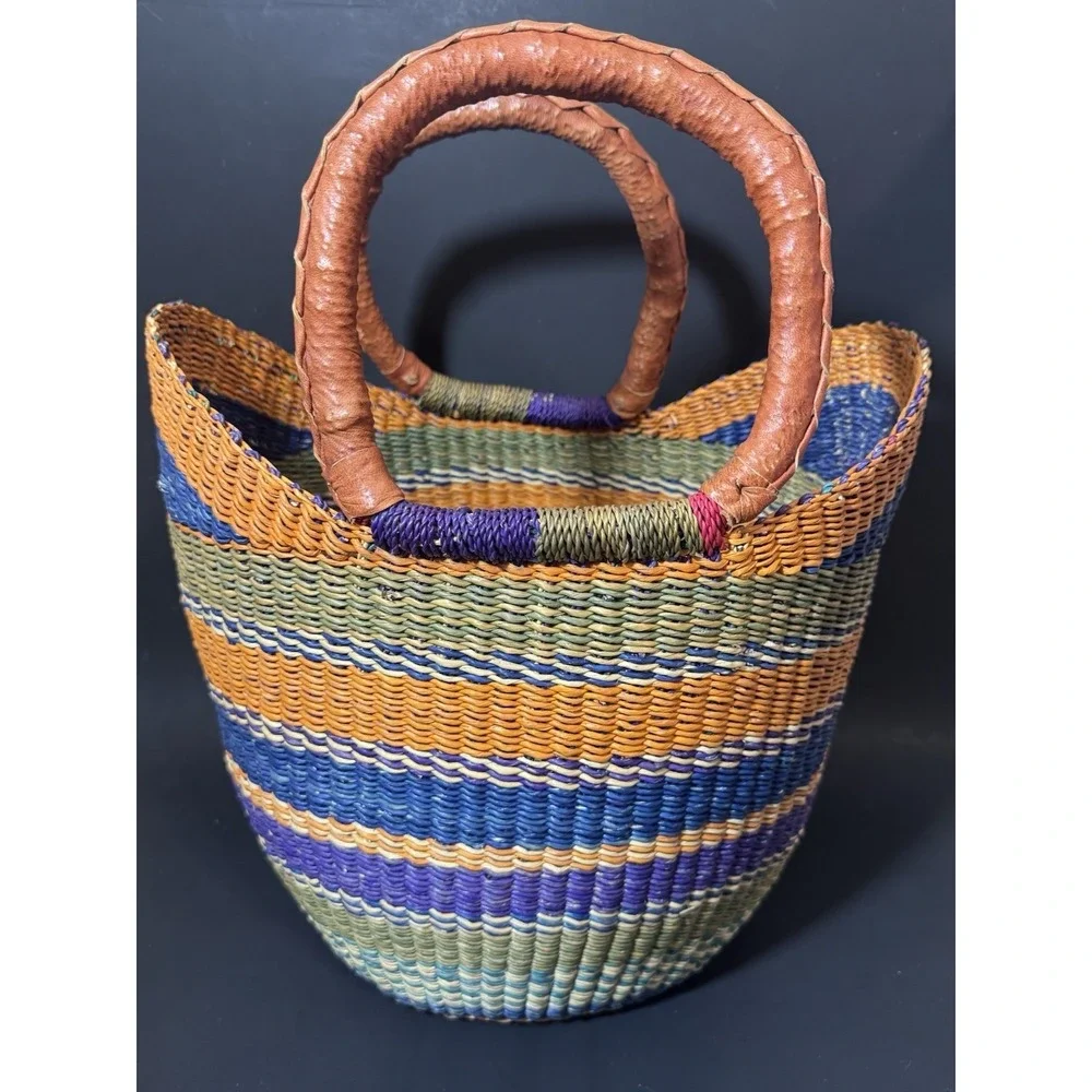 African Bolga Basket‎ U Shopper Tote Basket